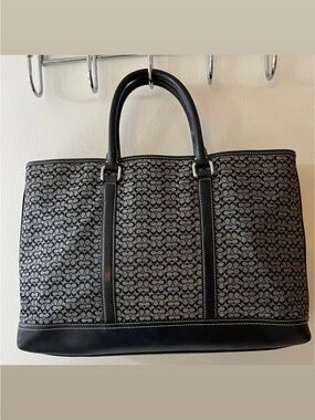 Coach Signature C Logo Business Satchel Tote Bag Mini C Signature Women